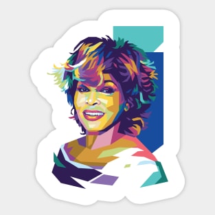 Tina Turner Popart Uncurve Sticker